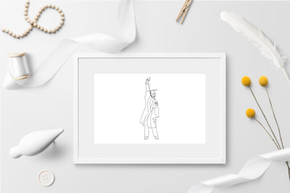 Abstract Line Drawing Graduates Boy: Getting the Most From Your Minimalist Vector Assets