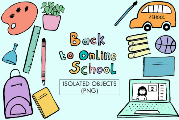 Back to Online School Isolated Objects: A Versatile Creative Resource for Modern Makers