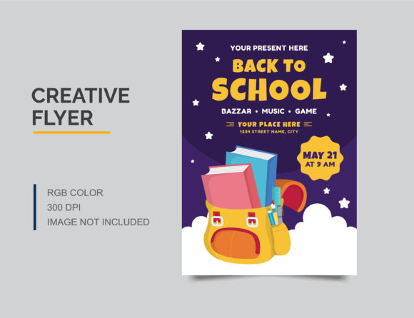 Back to School Flyer Design Template: Elevating Seasonal Communication