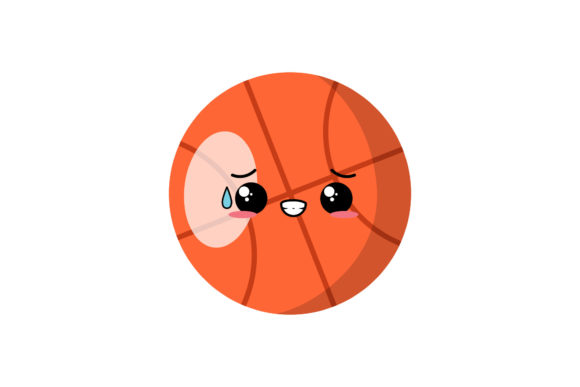 Basketball Back to School Kawaii Icons