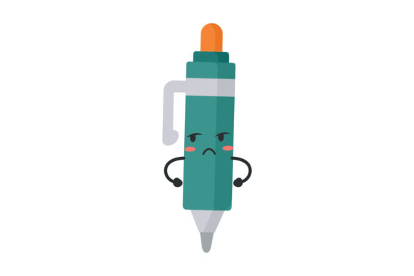 Bringing Charm to Design: The Pen Back to School Kawaii Vector and What It Means for Creative Projects