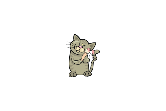 Cat Back School Stationery Brush Paint