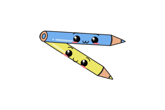 Cute Pencil Back to School Kawaii: A Design That Brings Joy to Every Classroom and Creative Project