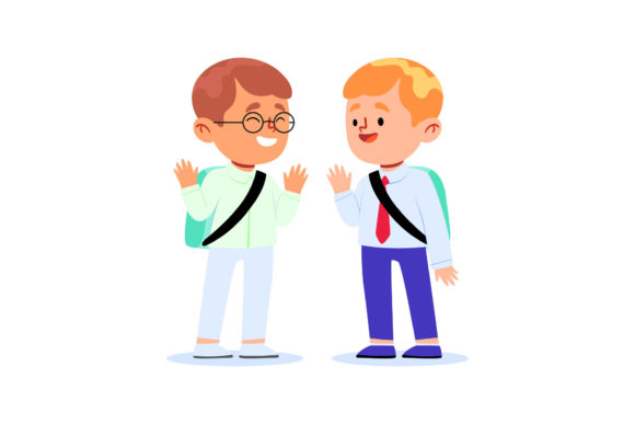 Kids Back to School Icons for Creative Projects