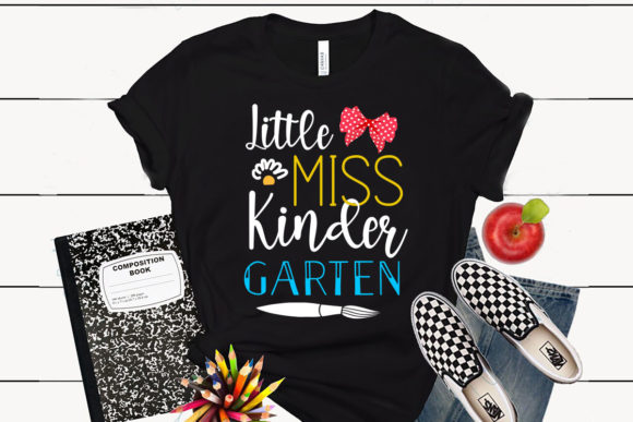 Little Miss Kindergarten Back to School Design