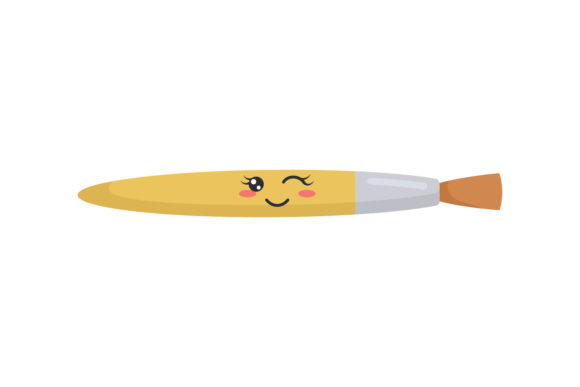 Unlocking Design Potential with Back to School Brush Kawaii Vector Graphics